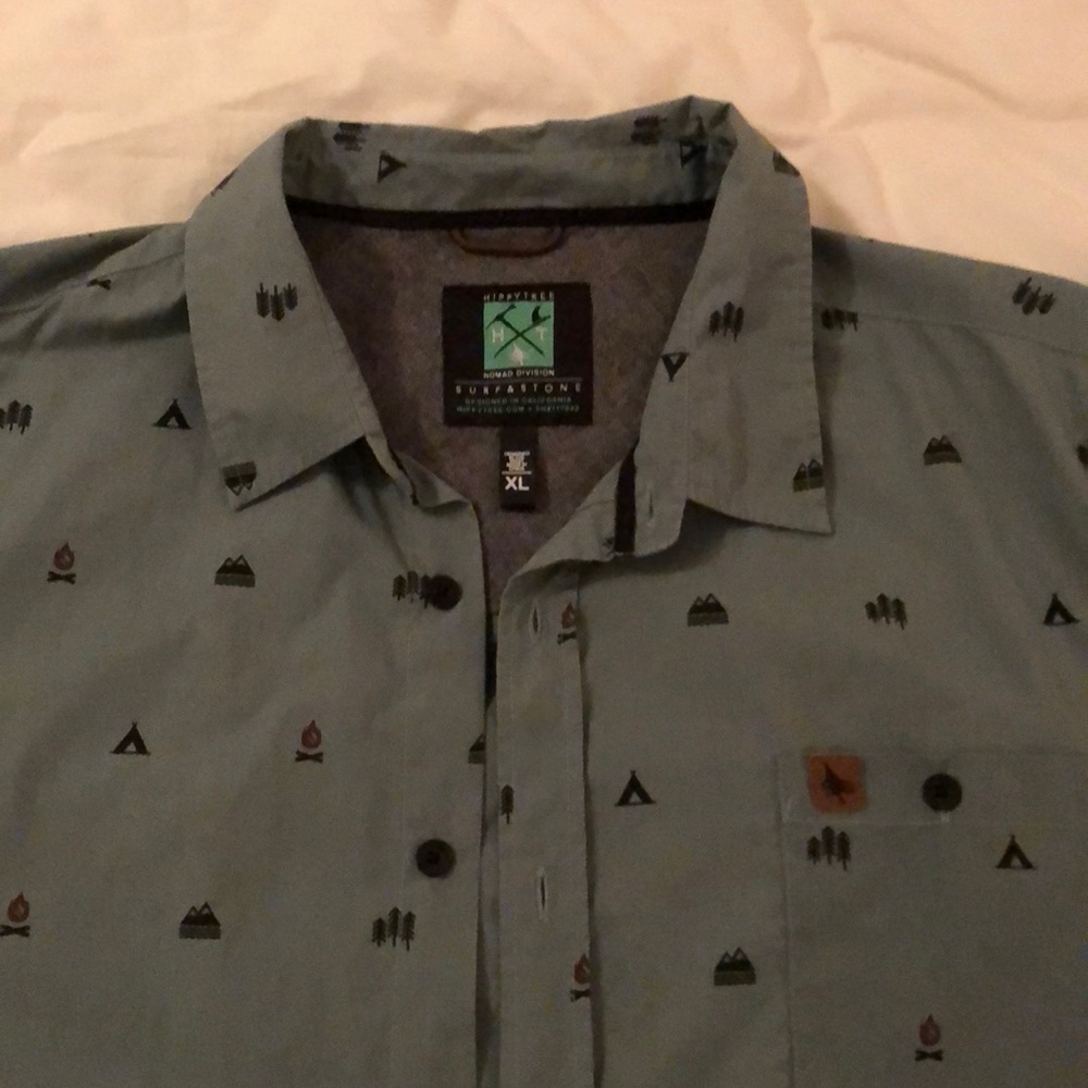 Men’s HIPPYTREE Short-Sleeve Button Down